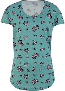 Футболка с цветочным узором Bonprix