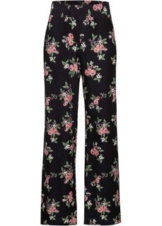 Брюки палаццо из трикотажа Bonprix