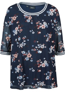 Футболка из сетчатой ткани Bonprix