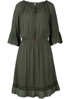 Платье с рукавами-воланами Bonprix