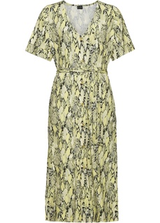 Платье-рубашка с поясом Bonprix