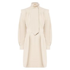 Платье из смеси хлопка и льна Stella McCartney