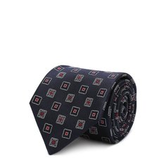 Шелковый галстук с узором Brioni