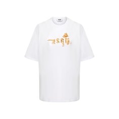 Хлопковая футболка MSGM