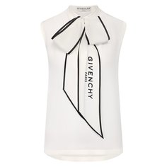 Шелковый топ Givenchy