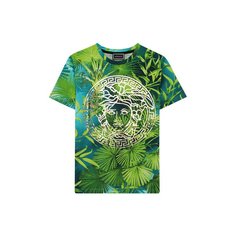 Хлопковая футболка Versace