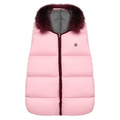 Конверт с меховой отделкой Moncler Enfant