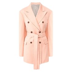 Жакет из смеси льна и хлопка Brunello Cucinelli