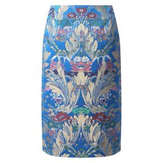 Юбка из смеси шелка и льна Dries Van Noten