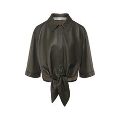 Кожаная рубашка Off-White