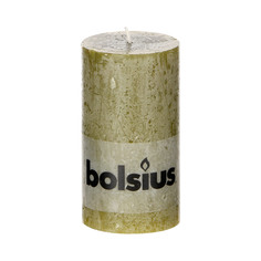 Свеча 130/68 Bolsius olive