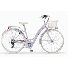 Велосипед Mbm primavera lavanda с корзиной (236)