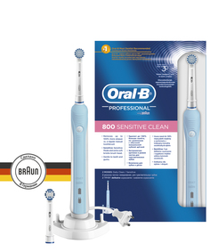 Электрическая зубная щетка Braun Oral-B Sensitive Clean 800/D16.524.3U