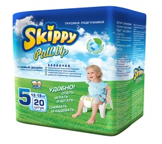 Подгузники-трусики Skippy Pull Up р. 5 (12-18 кг), 20 шт.