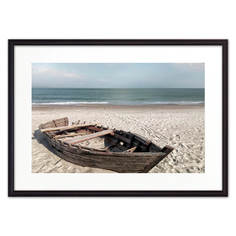 Постер в рамке Старая лодка 40 х 60 см Дом Корлеоне