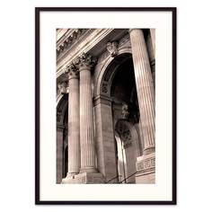 Постер в рамке Публичная библиотека 21 х 30 см Дом Корлеоне