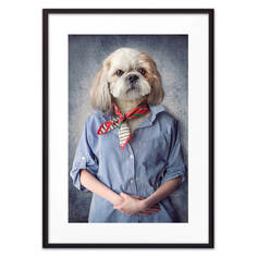 Постер в рамке Женщина-болонка 21 х 30 см Дом Корлеоне