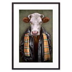 Постер в рамке Человек-корова 50 х 70 см Дом Корлеоне