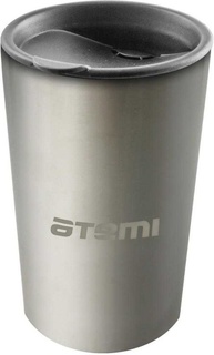Термокружка с крышкой 0,33 серебристый, KA-T-033Steel Atemi