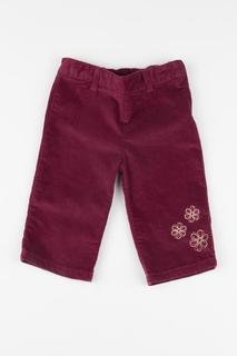 Брюки для девочки Brums, цв.бордовый, р-р 86