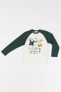 Джемпер для мальчика MEK, цв.белый, р-р 74