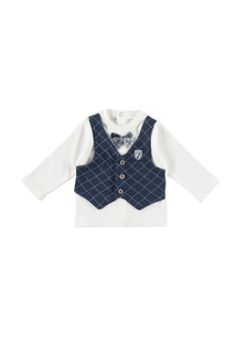 Джемпер для мальчика iDO, цв.бежевый, р-р 74