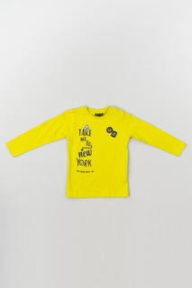 Джемпер для мальчика Brums, цв.желтый, р-р 74