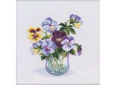 Набор для вышивания РИОЛИС "Анютины глазки"