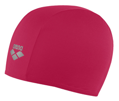 Шапочка для плавания детская Arena Polyester Junior (6-12 лет), ярко-розовый