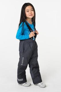 Полукомбинезон утепленный для девочки KUOMA, цв.серый, р-р 110