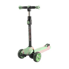 Самокат детский трехколесный светящийся Tech Team Surf Girl 2020 салатовый