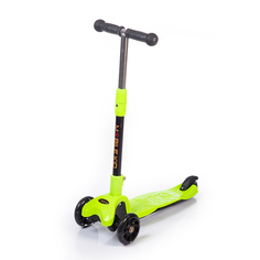Трехколесный самокат Mobile Kid Miniko Green со светящимися колесами