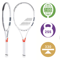 Ракетка для большого тенниса Babolat Pure Strike Super Lite 2018 белая