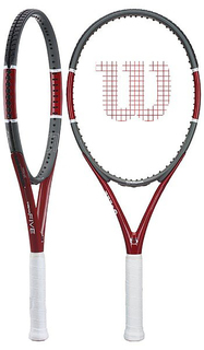 Ракетка для большого тенниса Wilson Triad Five CBF9 белая/красная/серая
