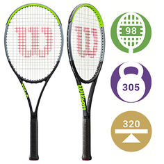 Ракетка для большого тенниса Wilson Blade 98 16x19 Version 7.0 A463 черная
