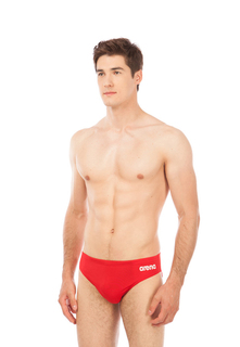 Плавки Arena Solid Brief, red/white, 100 FR