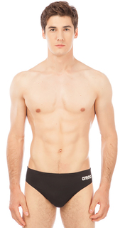 Плавки Arena Solid Brief, black/white, 65 FR