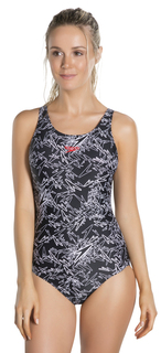 Купальник Speedo Boom Allover Muscleback, черный, 40 FR