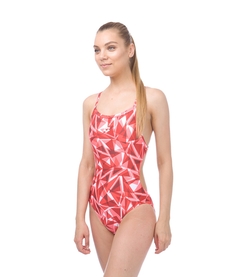 Купальник Arena Shattered Glass, розовый, 38 FR