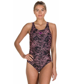 Купальник Speedo Boom Allover Muscleback Orange, разноцветный, 36 FR