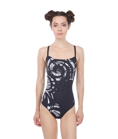 Купальник Arena Gem Light Cross Back C-Cup, черный, 40 FR