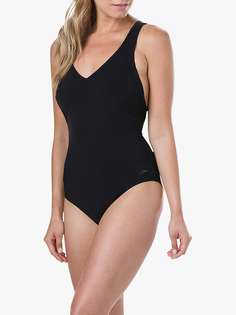 Купальник Speedo Opalweb SpeedoSculpture, черный, 42 FR