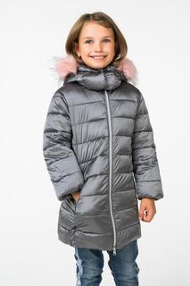 Куртка для девочки MEK, цв.серый, р-р 128