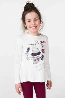 брюки для девочки iDO, цв.мультиколор, р-р 128