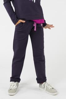 Брюки спортивные для девочки Bossa Nova, цв.фиолетовый, р-р 110