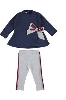 брюки для девочки iDO, цв.синий, р-р 116