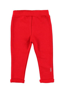 Брюки для девочки iDO, цв.красный, р-р 116