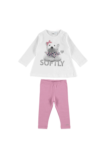 брюки для девочки iDO, цв.мультиколор, р-р 116