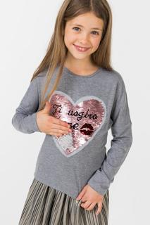 Джемпер для девочки MEK, цв.серый, р-р 168