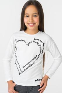 Джемпер для девочки Brums, цв.белый, р-р 104